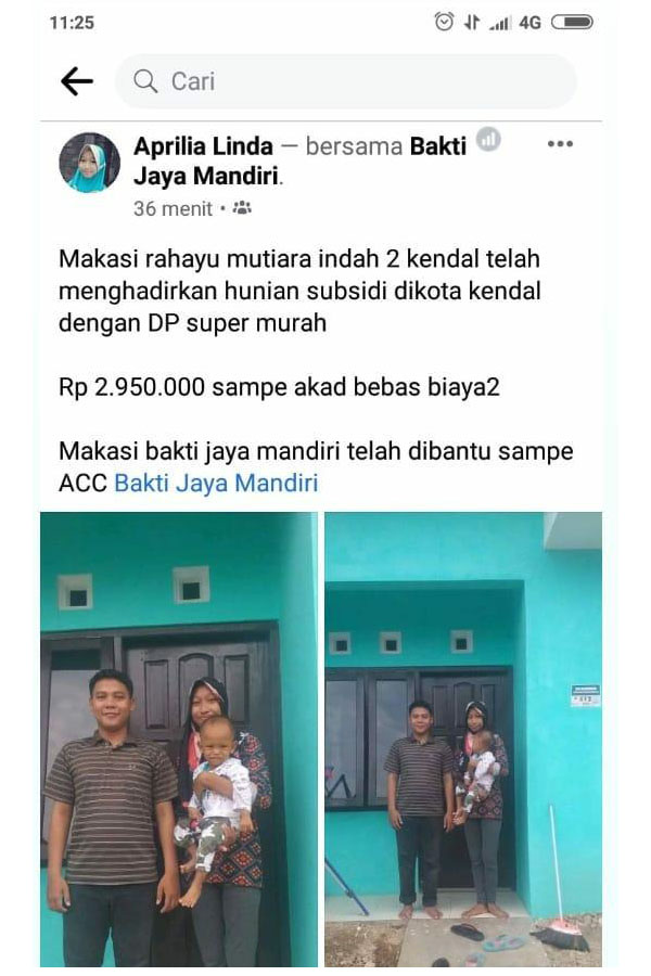 testimoni perumahan subsidi kendal